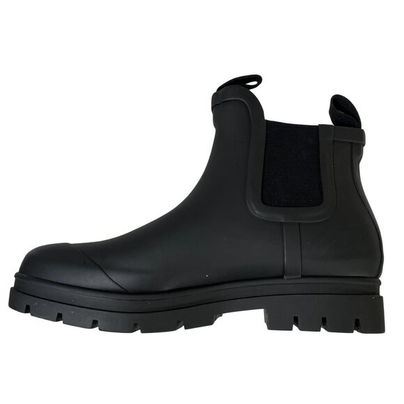 Everlane The Rain Boot Womens 6 Black Rubber Chelsea Boots - Picture 7 of 15